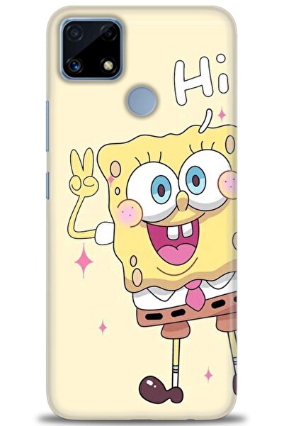 kılıfevreni غطاء متوافق مع هاتف Realme C25 A+ Plus HD مطبوع - غطاء سيليكون مص...