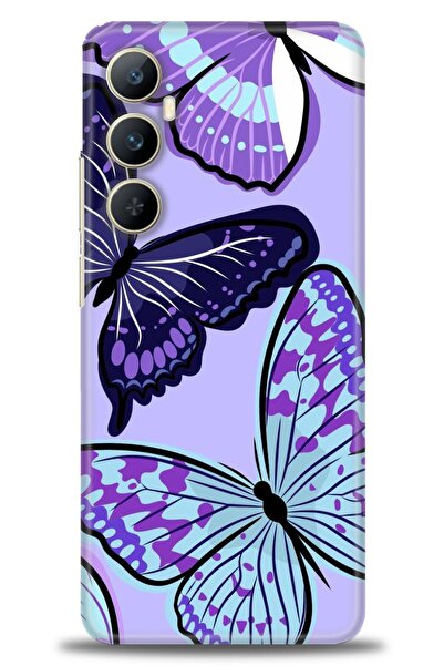 realme حافظة A+ Plus متوافقة مع شبكة الجيل الرابع C65 + واقي شاشة سيراميك غير...