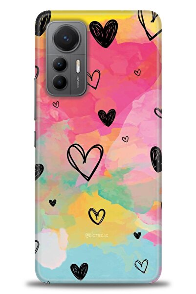 kılıfevreni غطاء متوافق مع هاتف Xiaomi Mi 12 Lite A+ Plus غطاء HD مطبوع - غطا...