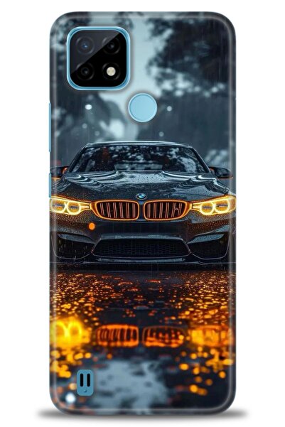 realme حافظة متوافقة مع C21 A+ Plus + واقي شاشة سيراميك غير قابل للكسر - 488