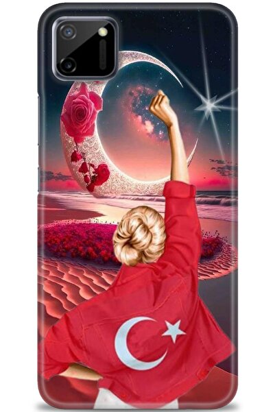 realme حافظة متوافقة مع C11 A+ Plus + واقي شاشة سيراميك غير قابل للكسر - 249