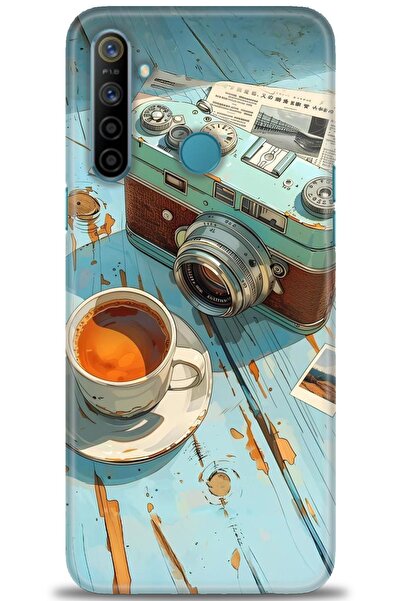 realme حافظة متوافقة مع C3 A+ Plus + واقي شاشة سيراميك غير قابل للكسر - 269