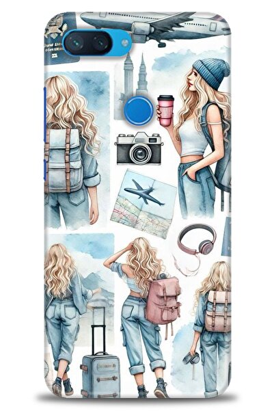 kılıfevreni غطاء متوافق مع هاتف Xiaomi Mi 8 Lite A+ Plus HD مطبوع - غطاء سيلي...