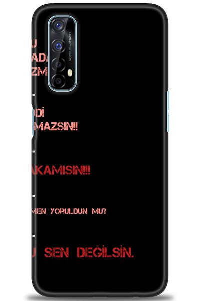 kılıfevreni غطاء متوافق مع هاتف Realme 7 A+ Plus غطاء HD مطبوع - غطاء من السي...