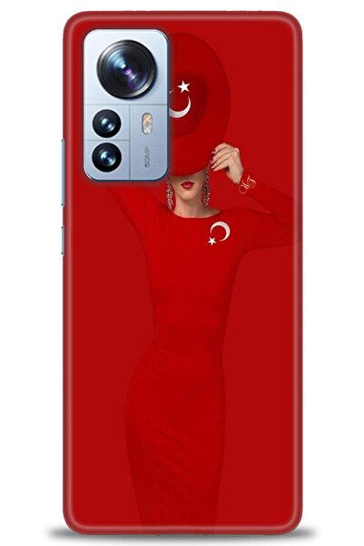 kılıfevreni حافظة متوافقة مع هاتف Xiaomi Mi 12 Pro + واقي شاشة من السيراميك غ...