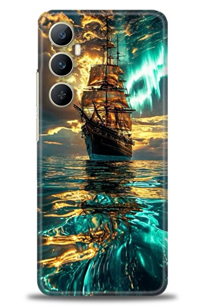 realme حافظة A+ Plus متوافقة مع شبكة الجيل الرابع C65 + واقي شاشة سيراميك غير...