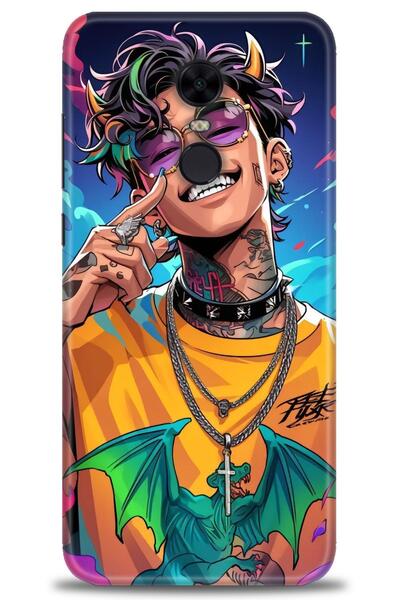 kılıfevreni جراب متوافق مع هاتف Xiaomi Redmi 5 Plus + واقي شاشة من السيراميك ...