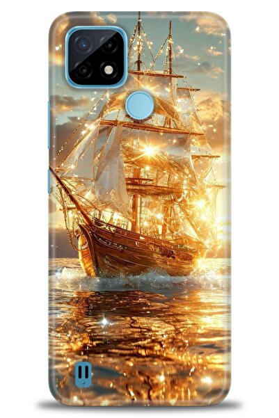 realme C21 Compatible A+ Plus Case + Ceramic Unbreakable Screen Protector - 234