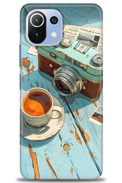 kılıfevreni غطاء متوافق مع هاتف Xiaomi Mi 11 Lite A+ Plus غطاء HD مطبوع - غطا...