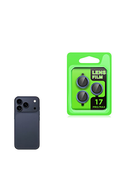 BUTAM BİLİŞİM iPhone 17 Pro Zore Cl-07 Camera Lens Protector - Navy Blue