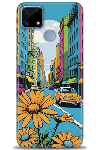 realme حافظة متوافقة مع A+ Plus + واقي شاشة من السيراميك غير قابل للكسر - 449