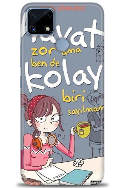 realme حافظة متوافقة مع A+ Plus + واقي شاشة من السيراميك غير قابل للكسر - 163