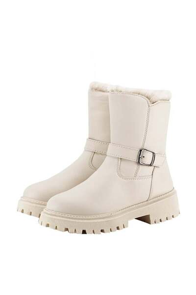 SOFILINE Μπεζ γούνινες μπότες B026-86 112