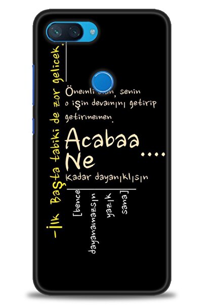 kılıfevreni غطاء متوافق مع هاتف Xiaomi Mi 8 Lite A+ Plus HD مطبوع - غطاء من ا...