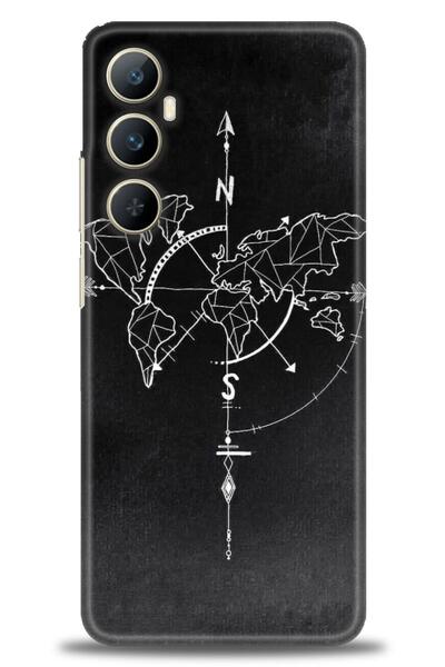 realme حافظة A+ Plus متوافقة مع شبكة الجيل الرابع C65 + واقي شاشة سيراميك غير...