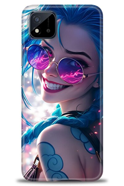 realme حافظة متوافقة مع C11 2021 A+ Plus + واقي شاشة من السيراميك غير قابل لل...