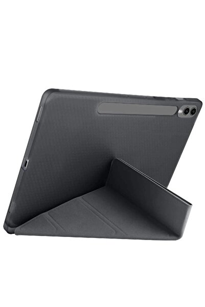 Khayra Samsung Galaxy X510 Tab S9 Fe 11 Case Mars Tablet Case with Pen Holder - Black-(5 - Eszaoc7869-8