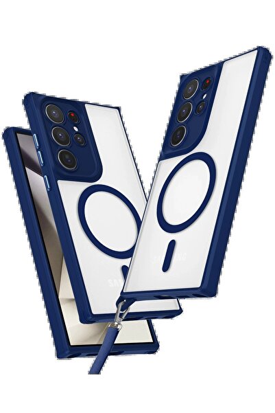 feifei حافظة سامسونج جالاكسي S23 الترا من السيليكون من إنكا ماجسيف - أزرق داكن - (5796) - AYS3006-9167