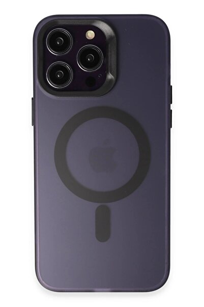 Khayra iPhone 15 Pro Max Case Mateks Magsafe Cover - Deep Purple-(5796) - Eszaoc3399-3886