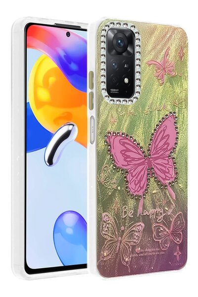 Khayra غطاء حماية لهاتف Xiaomi Redmi Note 12 Pro 4G - غطاء بنمط مرآة - نمط 5-(5796) - ESZAOC4628-5010