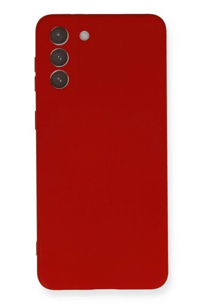 feifei حافظة سامسونج جالاكسي S21 بلس من السيليكون المخملي الداخلي - أحمر-(5796) - VOANFD6769-5750