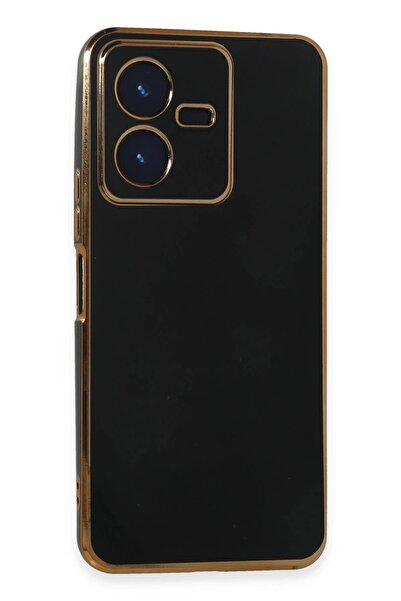 Khayra حافظة فايفو Y22 2022 من السيليكون - أسود-(5796) - ESZAOC1567-8612