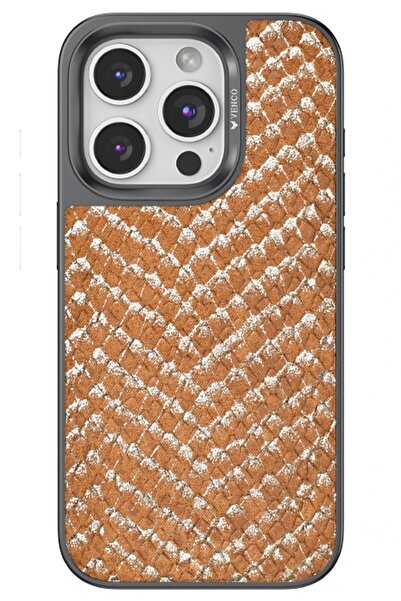 lowell home غطاء آيفون 15 برو ماكس فايبر - بني - (5796) - LOHO7374-6162