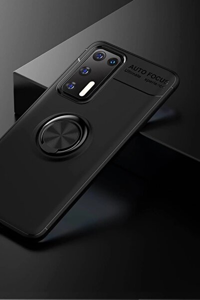 UStores Huawei P40 Compatible Case Range Ringed Silicone - Black-(5796) - Netihv6077-9499