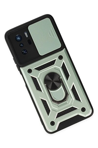 toyigoo Xiaomi Poco X3 Gt Case Pars Silicone with Lens Ring - Green-(5796) - Tygo9342-2542