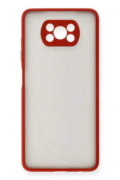 OEM Xiaomi Pocophone X3 Case Montreal Silicone Cover - Red-(5796) - Anindasepet8495-5217