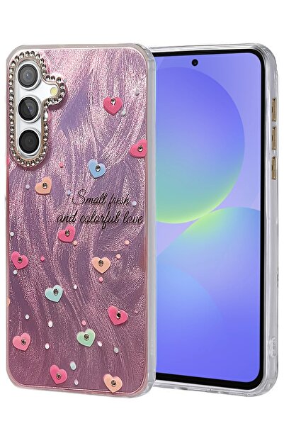 toyigoo غطاء حماية لهاتف سامسونج جالاكسي A36 بنمط مرآة - نمط 8-(5796) - VOANFD7720-4325