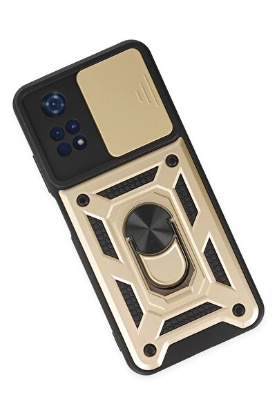 toyigoo Xiaomi Poco M4 Pro 4g Case Pars Silicone with Lens Ring - Gold-(5796) - Tygo3329-3203