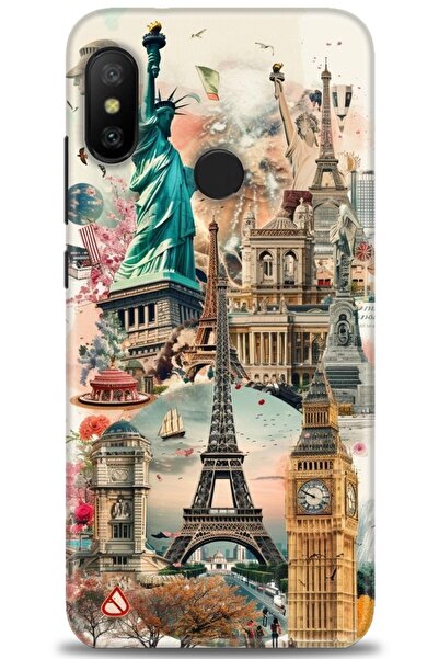 kılıfevreni غطاء متوافق مع هاتف Xiaomi Mi A2 Lite A+ Plus HD مطبوع - غطاء سيل...