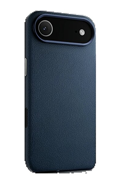 lowell home غطاء جلد ماج سيف لهاتف آيفون 17 إير وندر - أزرق داكن-(5796) - LOHO9525-9883