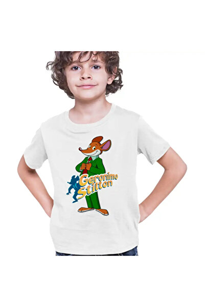 OEM Tricou Copii Baieti Geronimo Stilton Desene Animate Ziarist