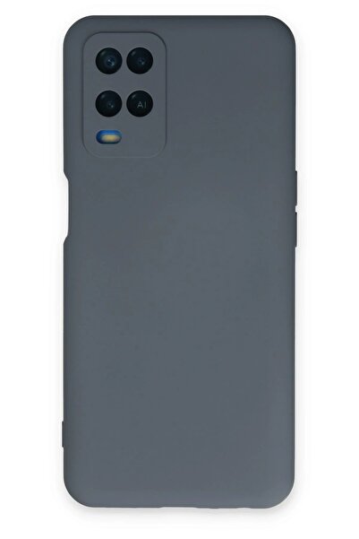 feifei حافظة هاتف اوبو A54 4G من السيليكون المخملي الداخلي - رمادي-(5796) - VOANFD3965-3352