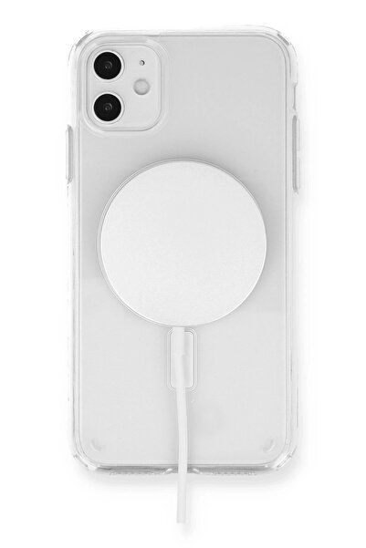 UStores iPhone 11 Case Magneticsafe Transparent Silicone - Transparent-(5796) - Ufukaal9391-6497