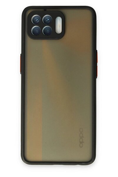 VINTESSY غطاء حماية سيليكون مونتريال لهاتف اوبو رينو 4 لايت - أسود-(5796) - VOANFD9106-2172