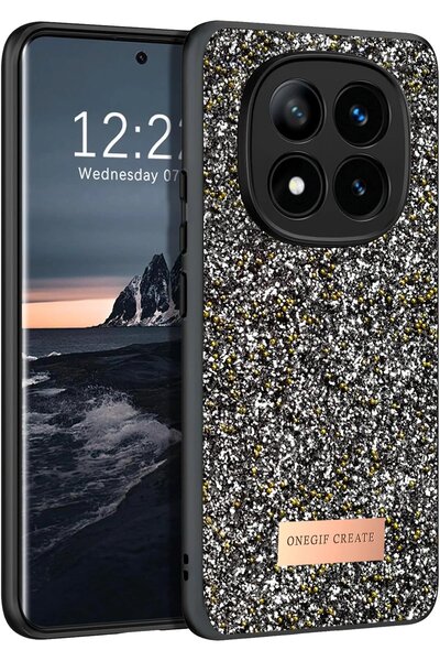 Khayra غطاء Xiaomi Redmi Note 14 Pro 4G اللامع - فضي - (5796) - ESZAOC1073-3567