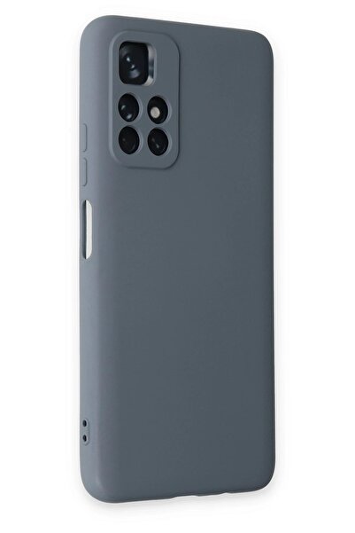 OEM Xiaomi Redmi Note 11t Case Nano Velvet Silicone - Gray-(5796) - Anindasepet3335-3532