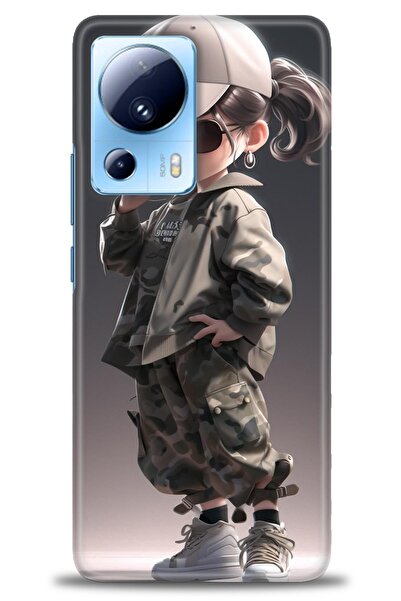 kılıfevreni غطاء متوافق مع هاتف Xiaomi Mi 13 Lite A+ Plus غطاء HD مطبوع - غطا...