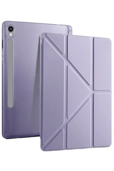 Khayra Samsung Galaxy Tab S10 Fe Plus 13.1 Mars Tablet Case with Pen Holder - Light Purple-(5 - Eszaoc7014-6