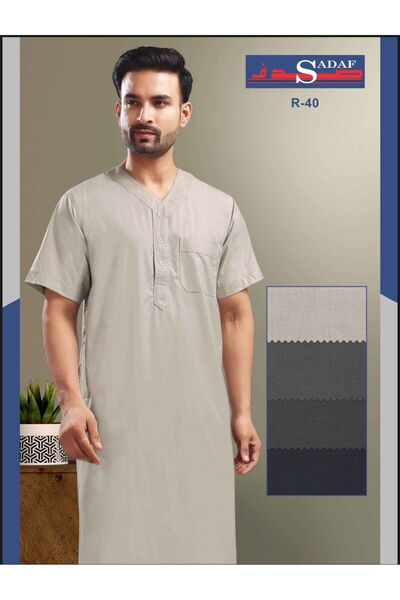 SADAF ثوب نوم سعودي رجالي مريح ولطيف عرض 26 انش