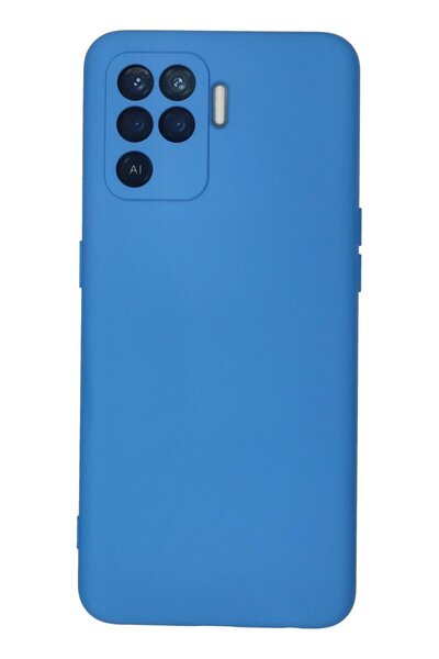 feifei حافظة هاتف اوبو رينو 5 لايت من السيليكون المخملي الداخلي - أزرق-(5796) - VOANFD5345-6962