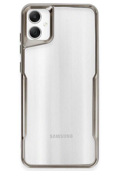 feifei غطاء حماية سامسونج جالاكسي A06 من السيليكون - رمادي تيتان - (5796) - VOANFD7217-6144