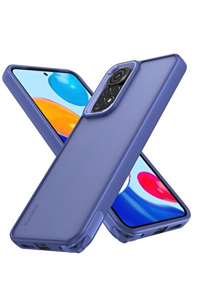 OEM غطاء حماية أنيق لهاتف Xiaomi Redmi Note 11 - أزرق فاتح - (5796) - VOANFD5105-8644