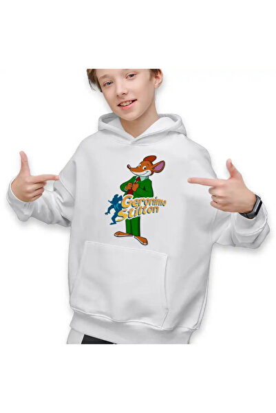 OEM Hanorac Copii Baieti Geronimo Stilton Desene Animate Ziarist