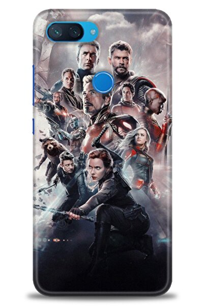 kılıfevreni غطاء متوافق مع هاتف Xiaomi Mi 8 Lite A+ Plus غطاء HD مطبوع - غطاء...