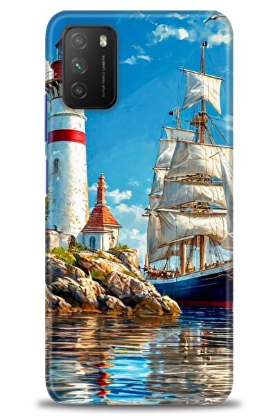 kılıfevreni غطاء متوافق مع هاتف Xiaomi Poco M3 A+ Plus غطاء HD مطبوع - غطاء م...