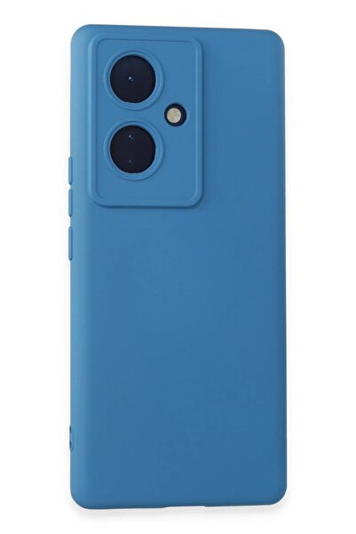 feifei حافظة فيفو V29 لايت نانو من الداخل مصنوعة من السيليكون المخملي - أزرق-(5796) - VOANFD6938-2900